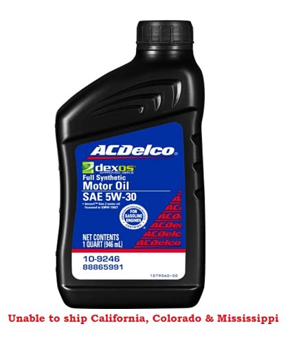 5W-30 Full Synthetic Motor Oil 1 Quart (8 pack) N427586