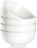 White 26 Oz Ceramic Soup Bowls of 4 F411