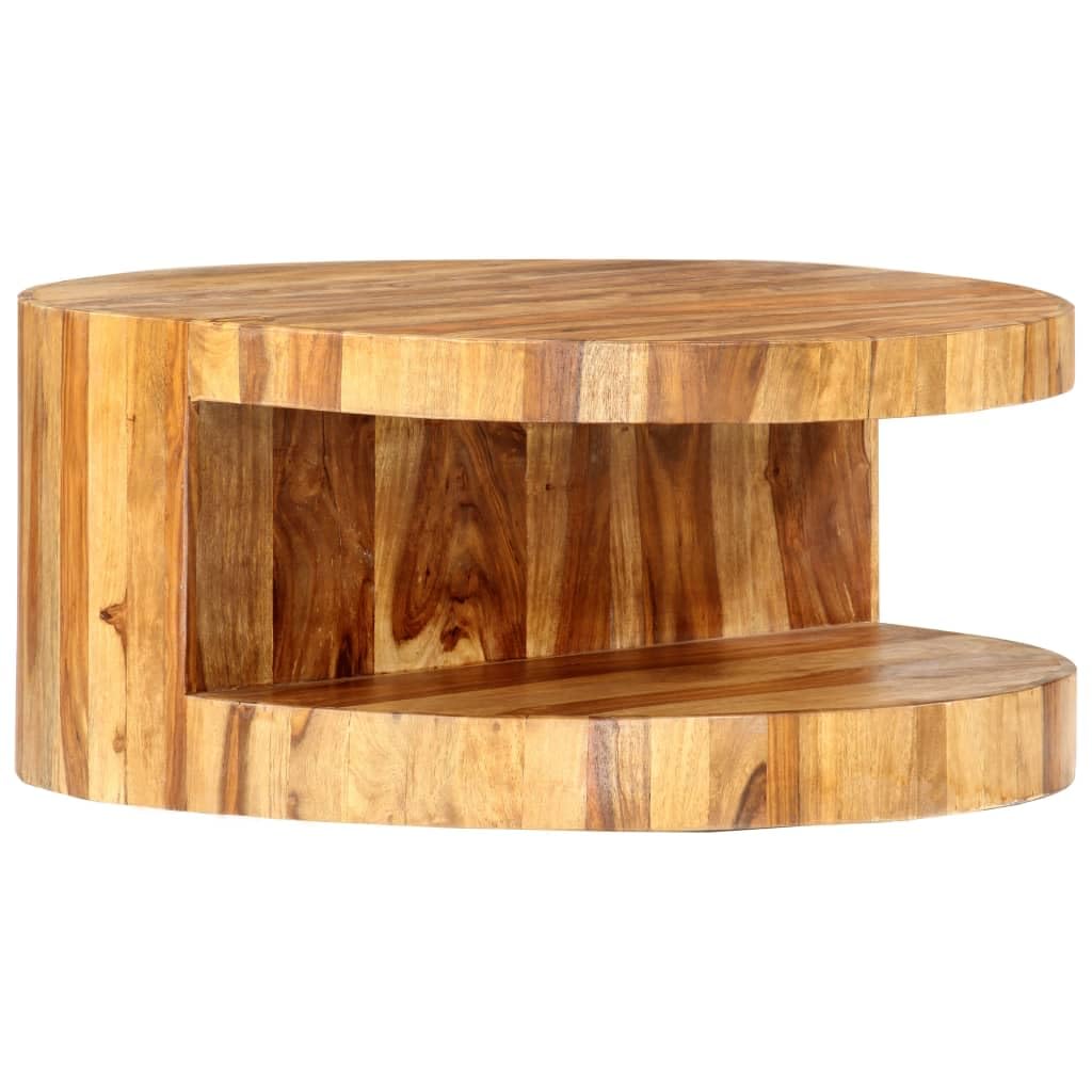 Natural Solid Sheesham Wood Coffee Table X608