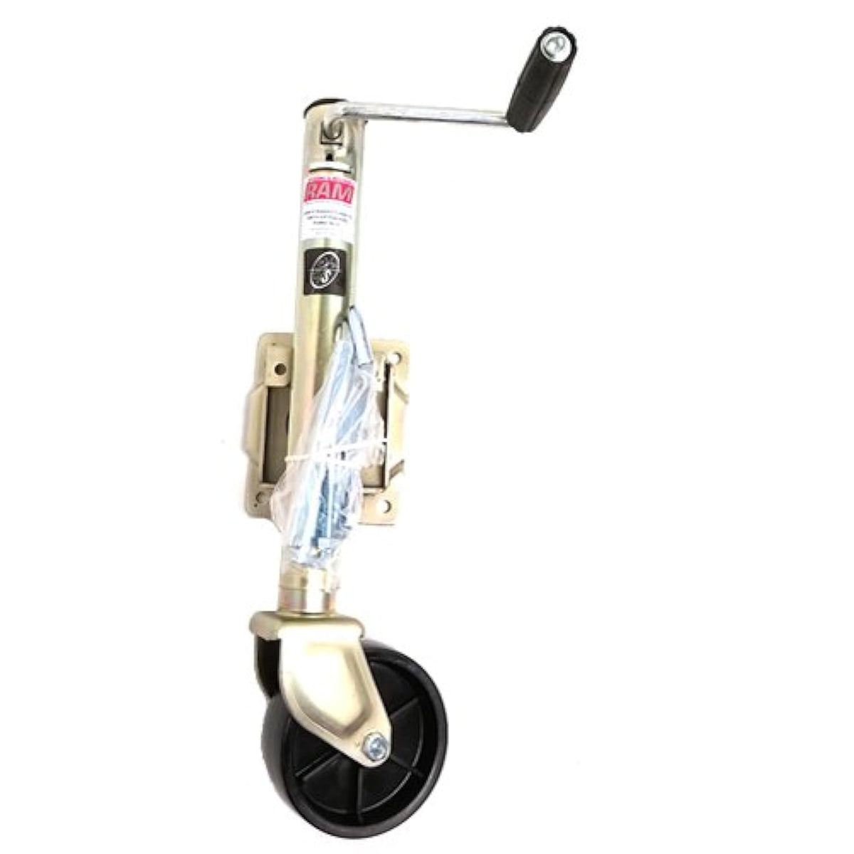 1000 lbs Capacity Zinc Coated Trailer Jack with 6" Caster V15699