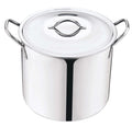 12 Quart Stainless Steel Stock Pot with Metal Lid W377666