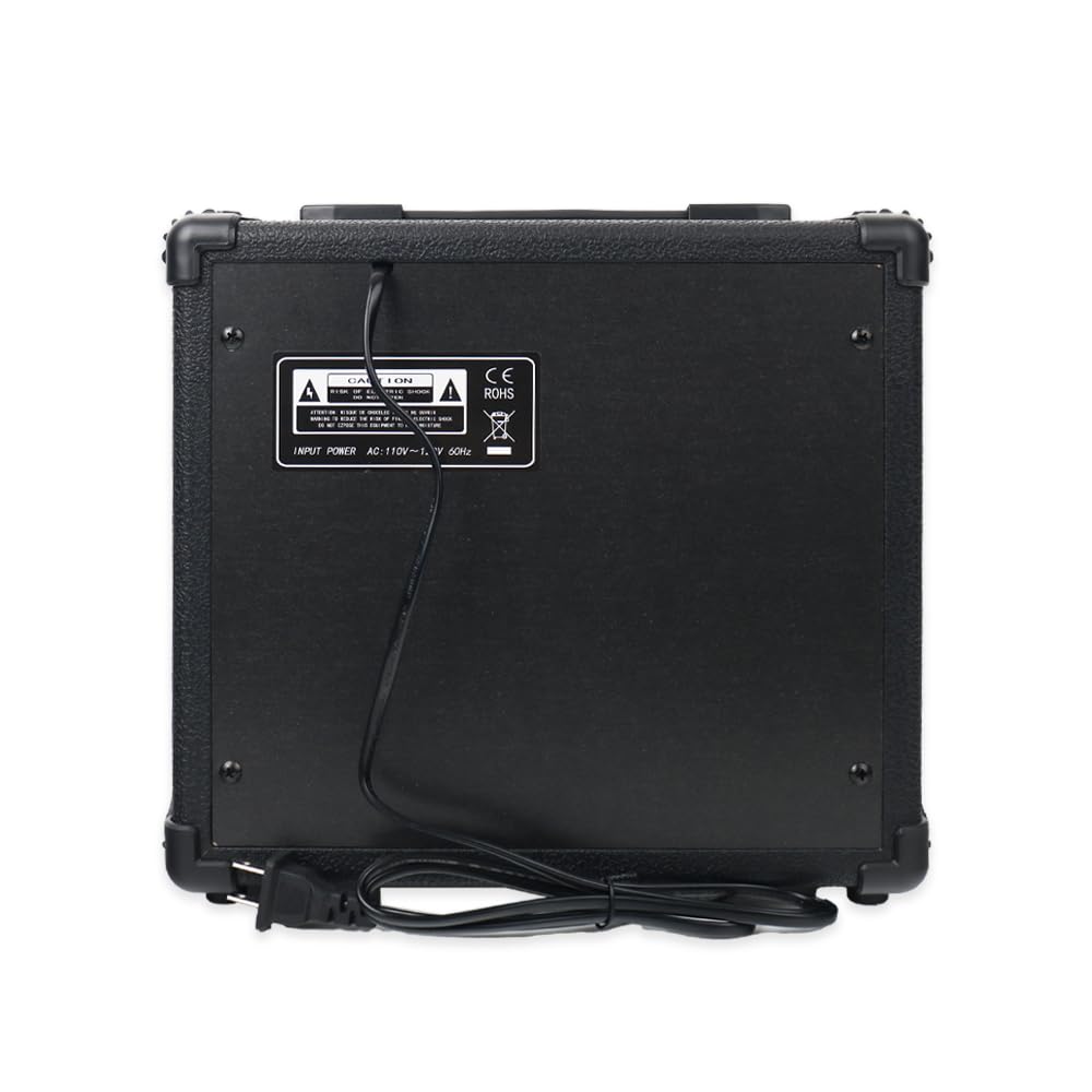 20W Black Portable Electric Guitar Amplifier F301