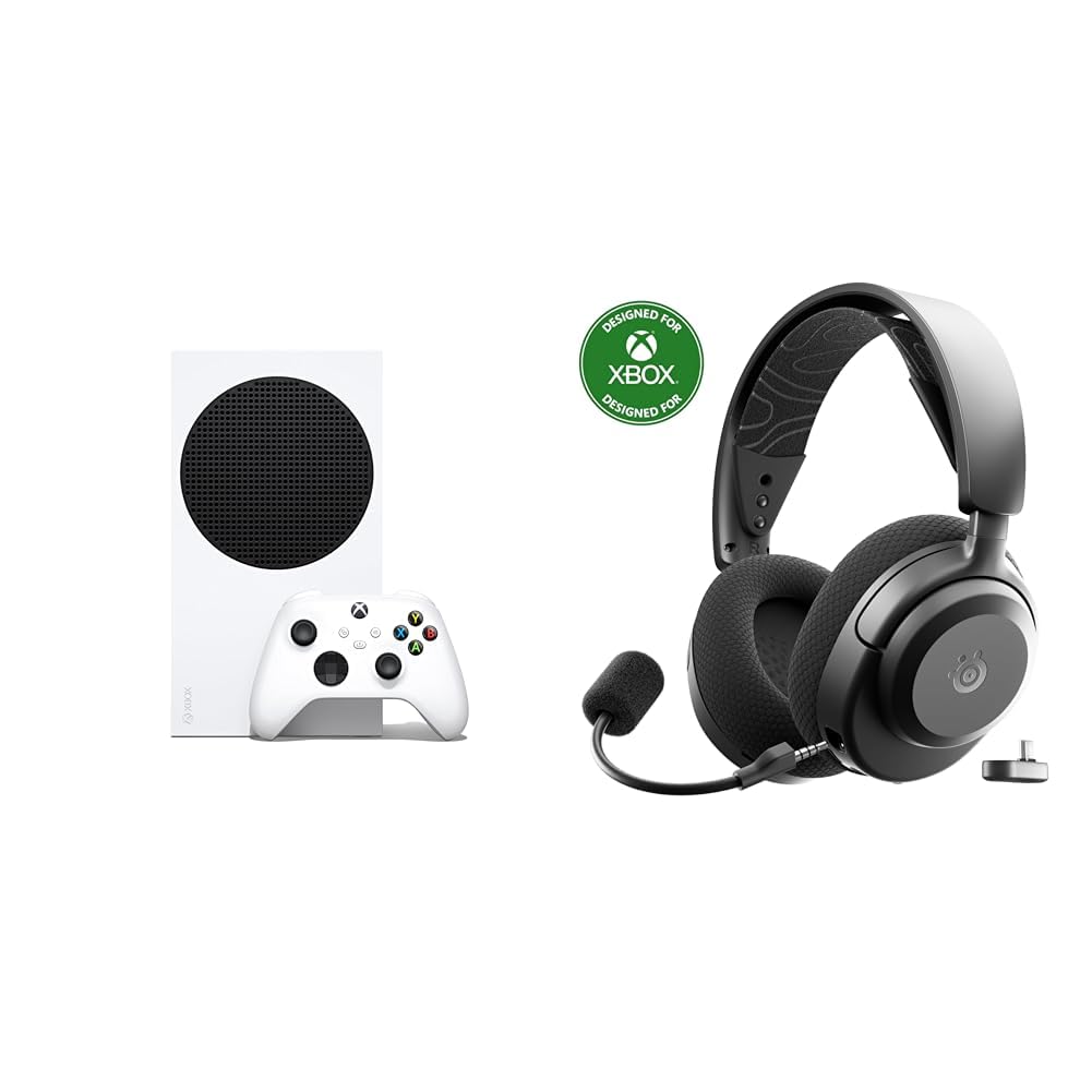 Xbox Series S 512GB All Digital Gaming Console with Wireless Gaming Headset Q223