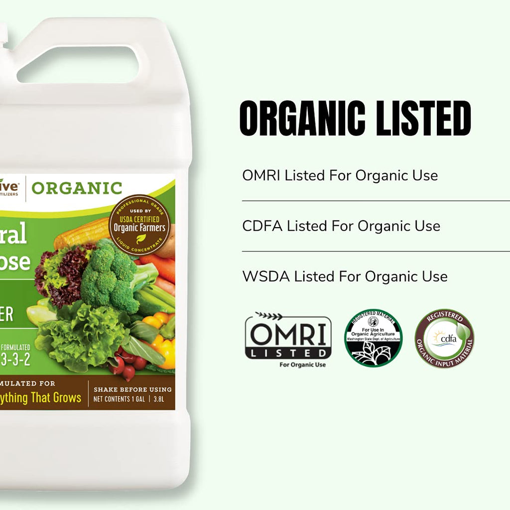 Organic Liquid Fertilizer 1 Gal Y884968
