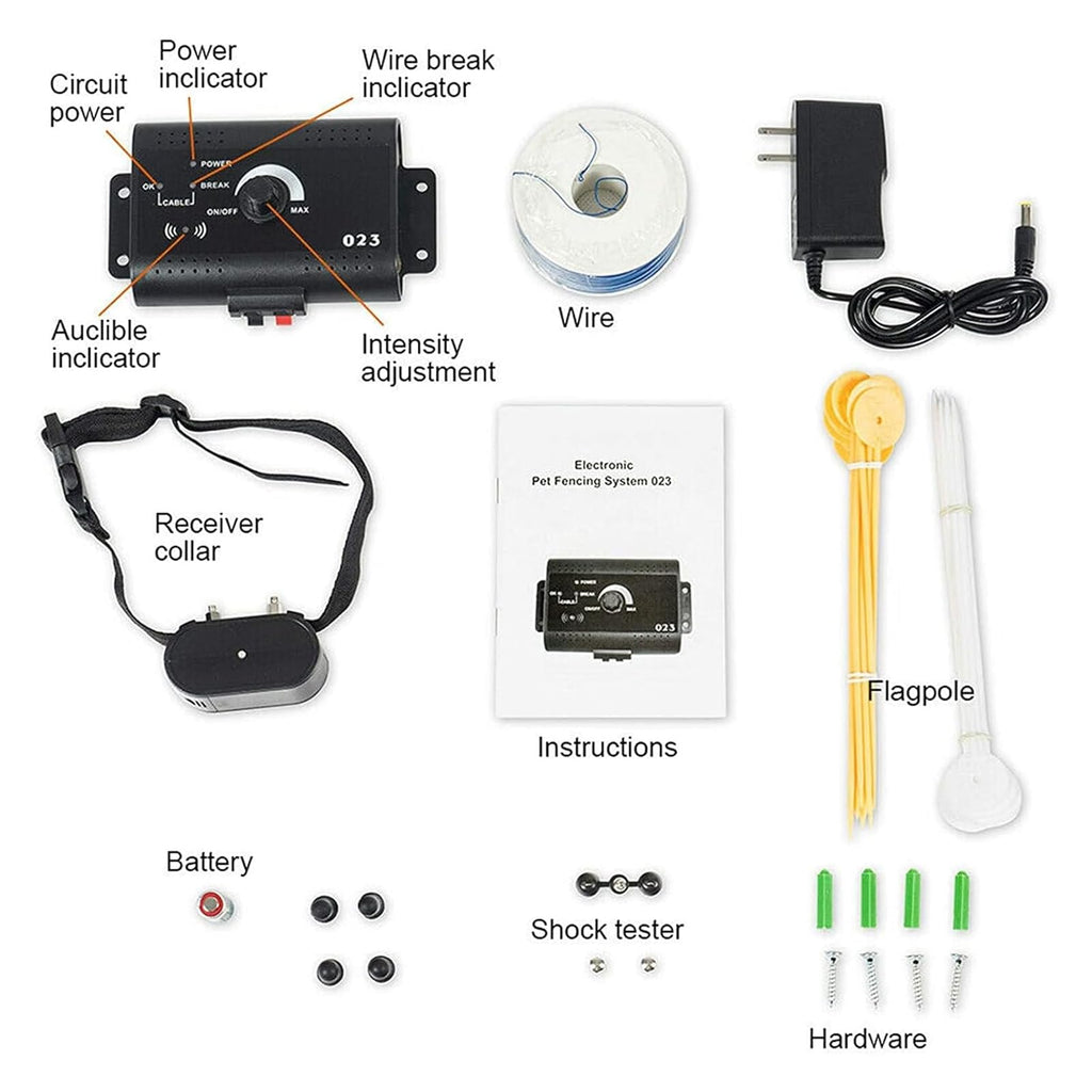 Underground Electric Dog Fence, In-Ground Pet Containment System, Waterproof Training Collar Z82533