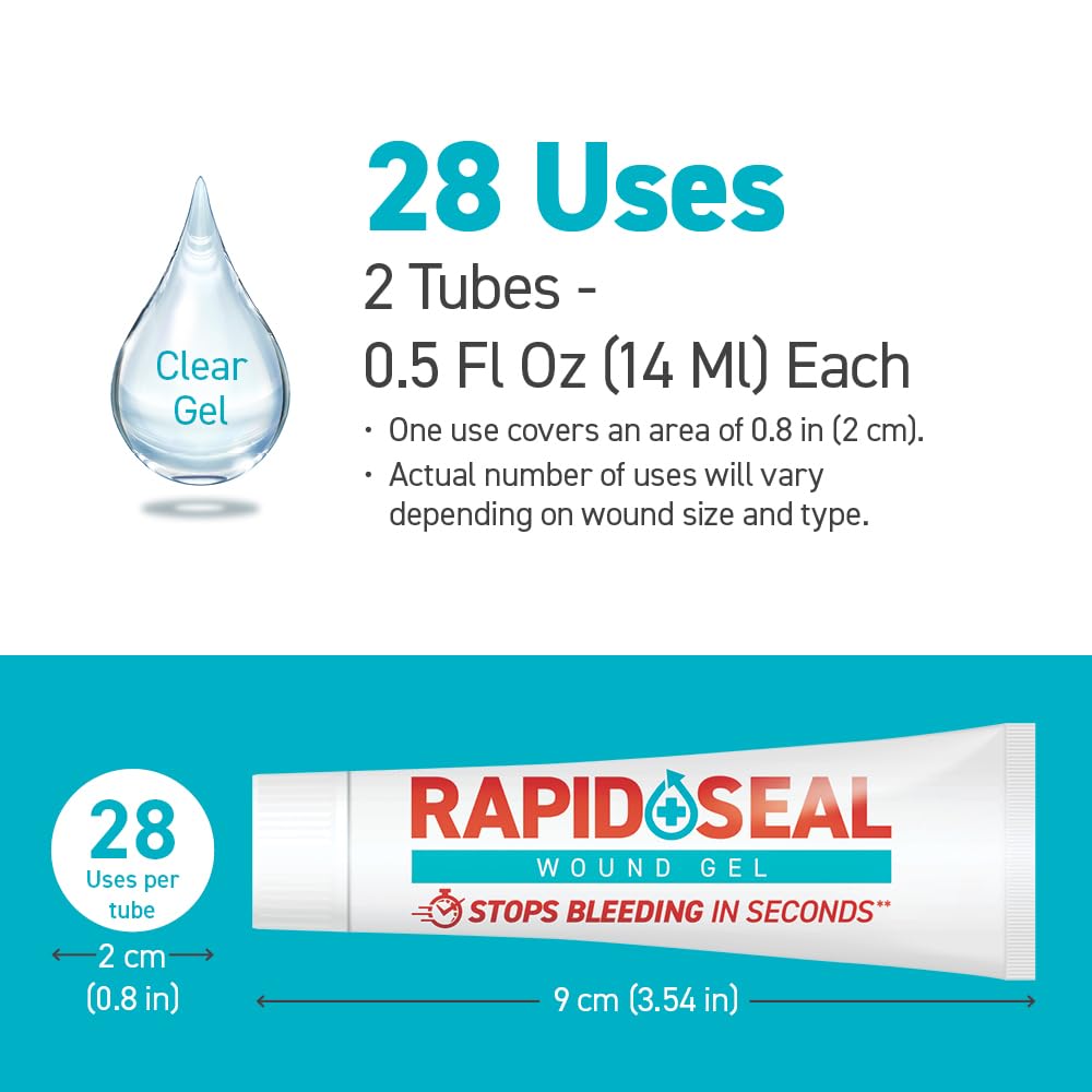 Hemostatic Wound Gel, 2 Tube T654