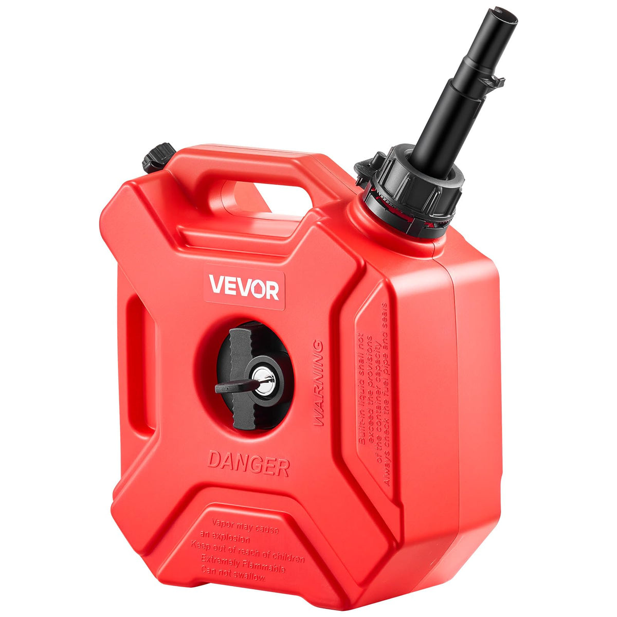 1.3 Gallon Gas Can with Spout and Lockable Bracket E9793