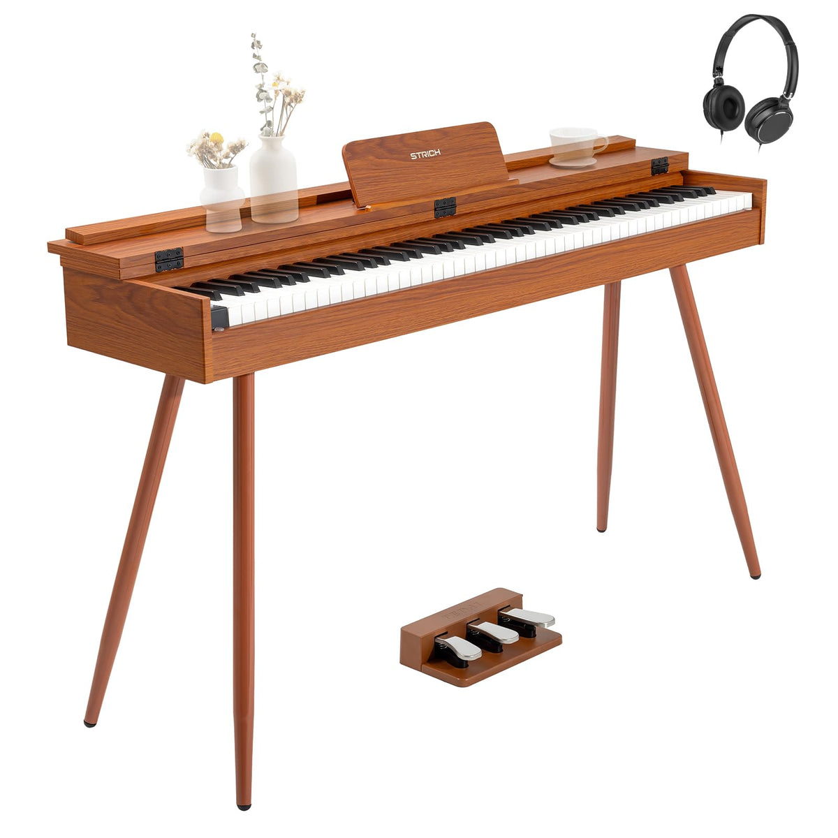 88 Key Hammer-Action Weighted Digital Piano with Stand K254294