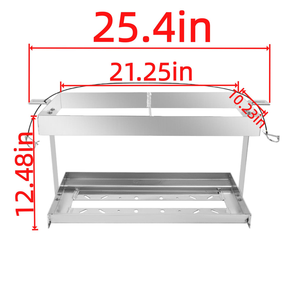 Heavy Duty Fuel Can Holder for 2 5-Gal Jugs J408137