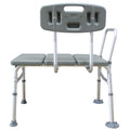 Bath Shower Transfer Bench with Backrest & Padded Armrest G827884