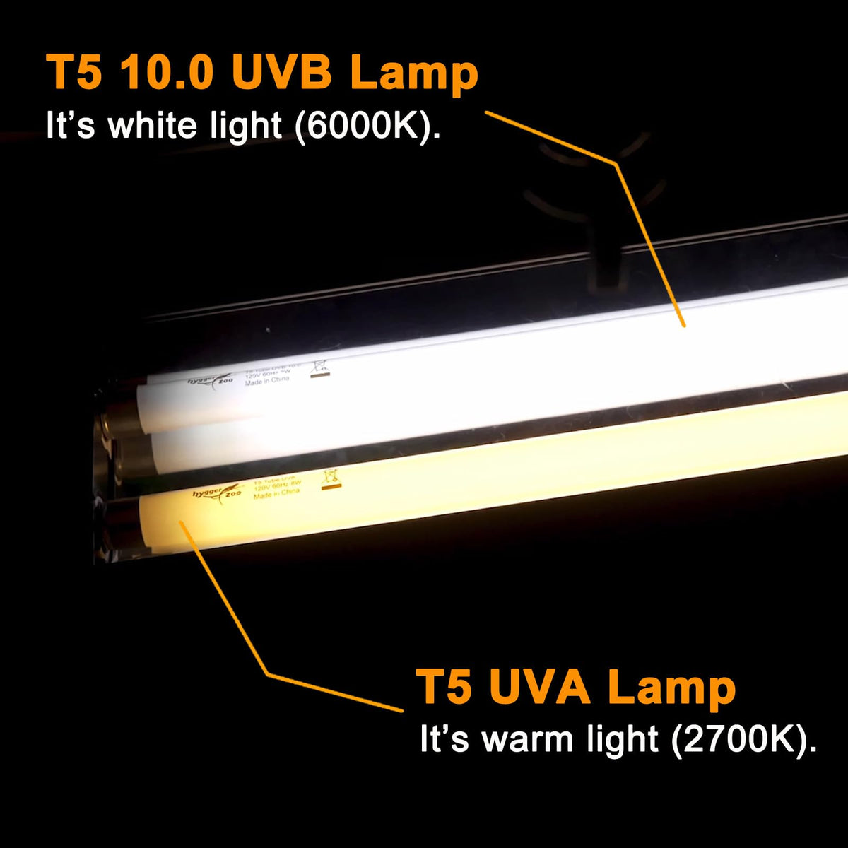 12 Inch UVB Reptile Light Fixture with Timer V78326