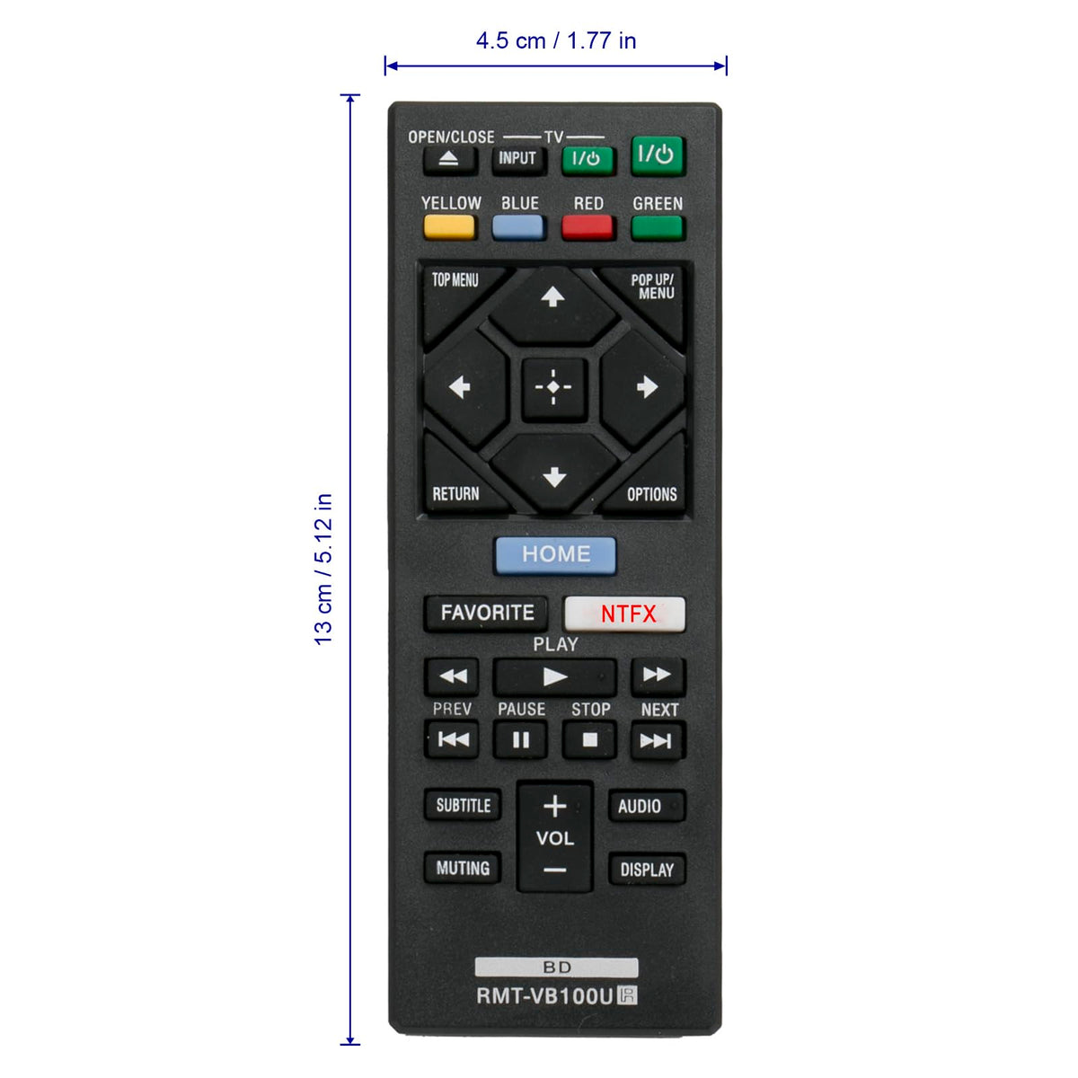 DVD Remote K25059