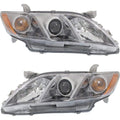 Toyota Camry Headlight Assembly Pair Driver and Passenger Side W130