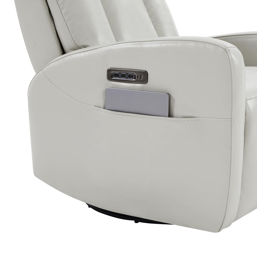Genuine Leather Power Recliner Chair S767