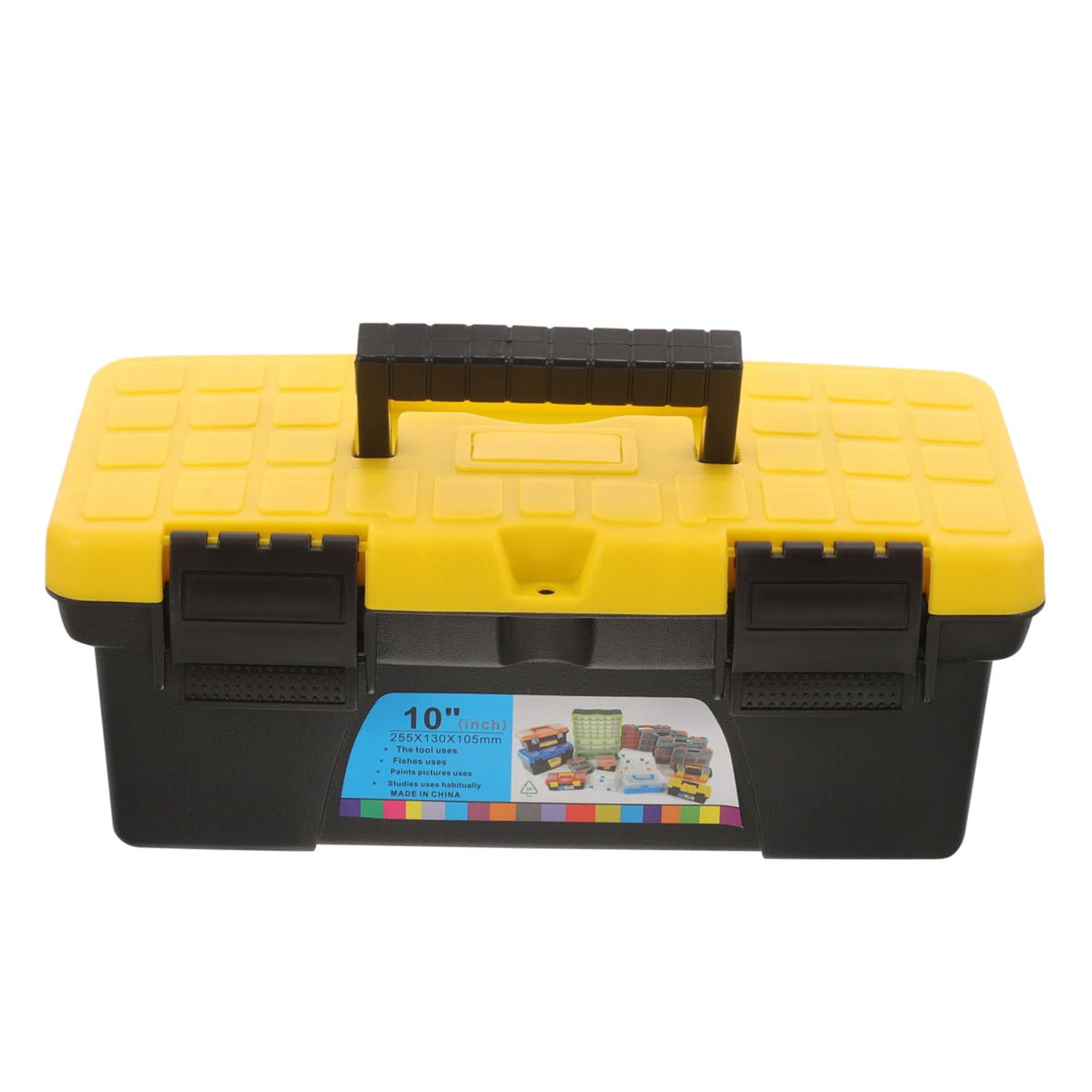 Black Plastic Handheld Tool Box L62799