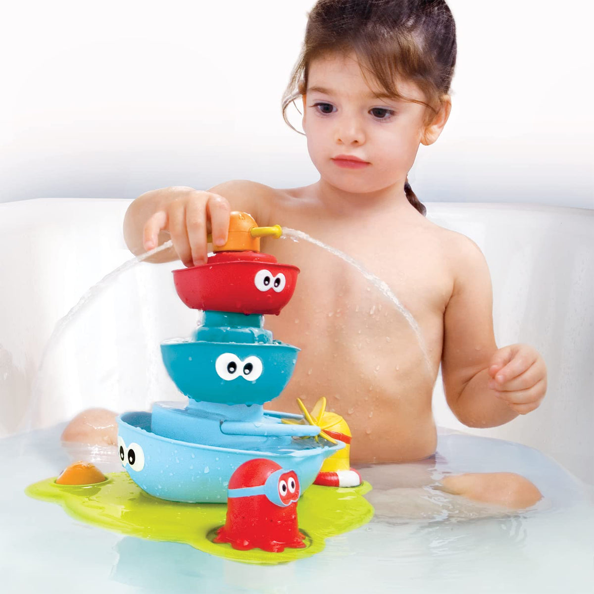 Stackable Baby Bath Toy 7 Moveable Pieces H1013
