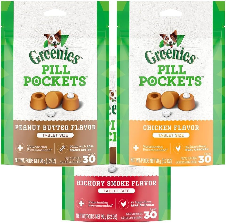 Flavored Dog Treats 90 Tablets 3 Pack A3734