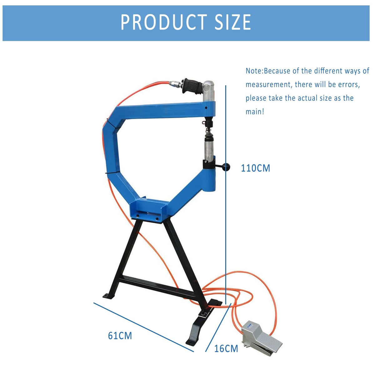 Pneumatic Planishing Hammer with Anvil and Pedal E47312