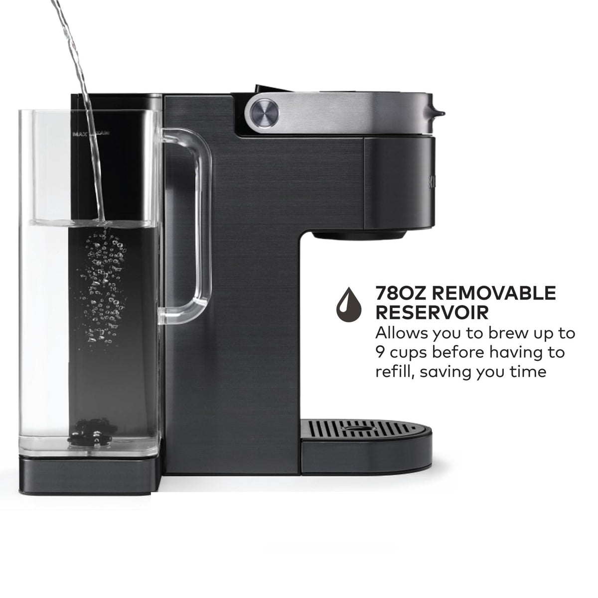 Black Single Serve K-Cup Pod Coffee Maker N7875