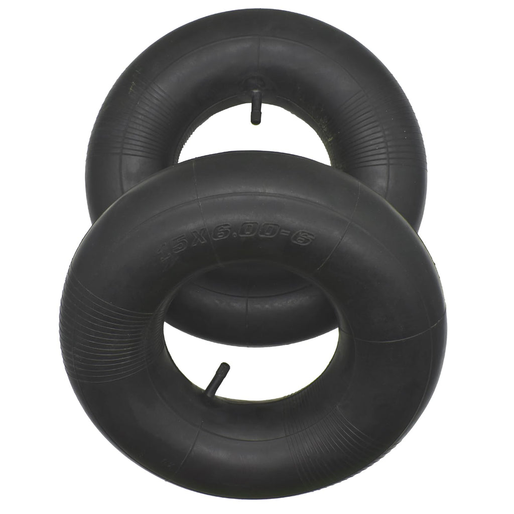 15x6.00-6 Replacement Inner Tube with TR13 Straight Valve Stem, 2-Packs P82123