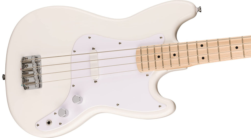 Arctic White Bass Guitar with Amplifier and Cable N44227