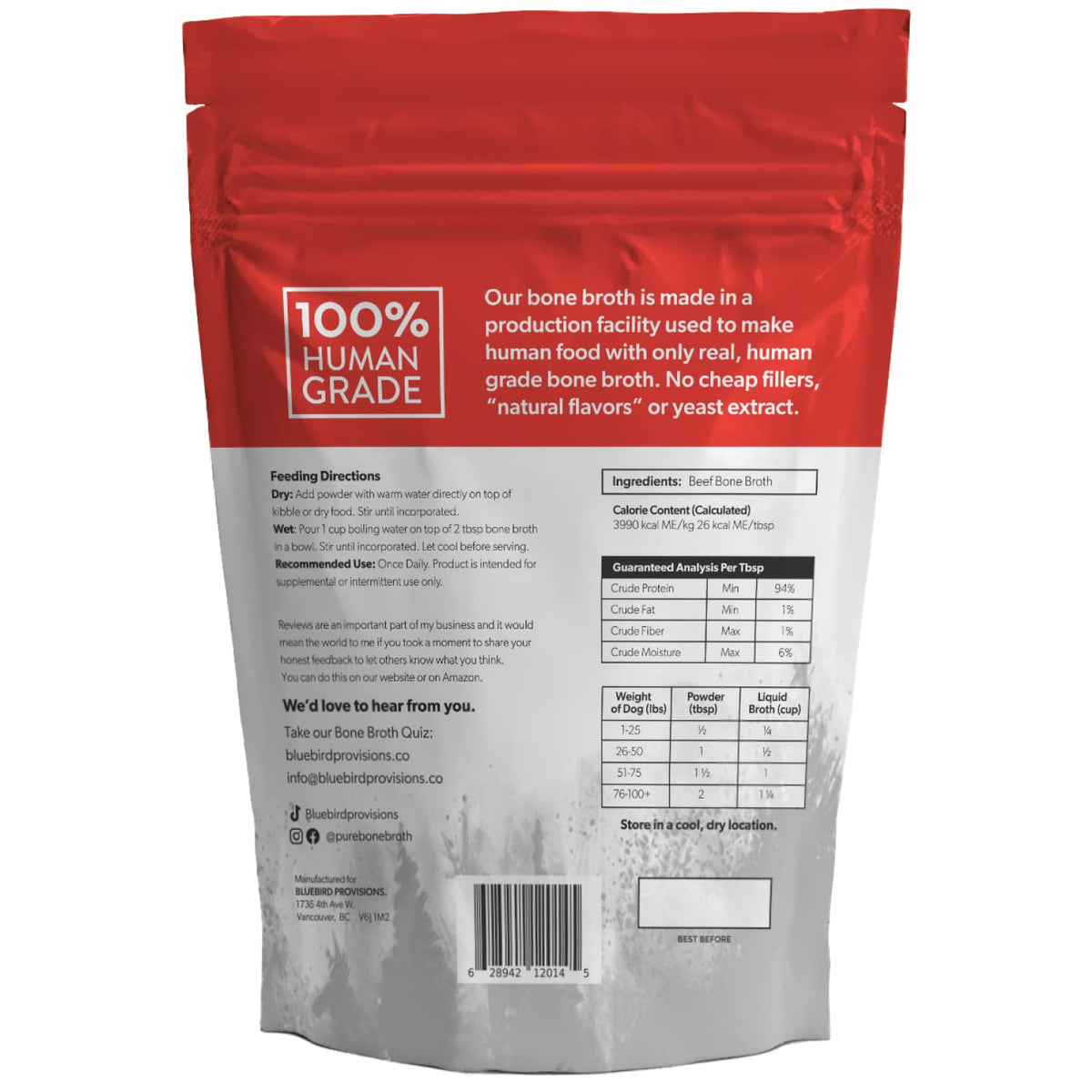 Beef Bone Broth Powder T7871