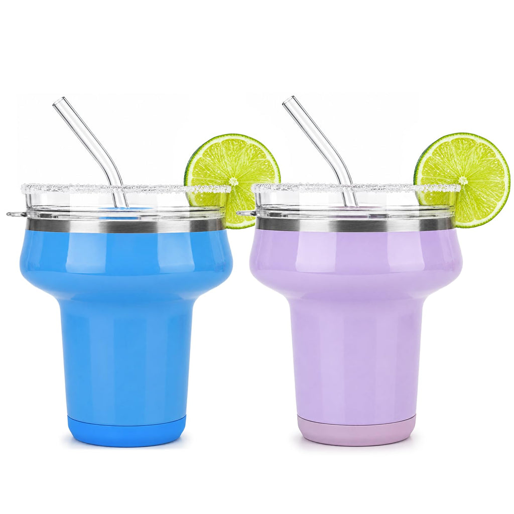 16oz Insulated Tumbler with Lid & Straws C579