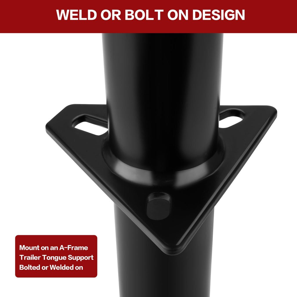 Heavy Duty 5000lbs A-Frame Trailer Jack with 15" Top-Wind Vertical Travel V63995