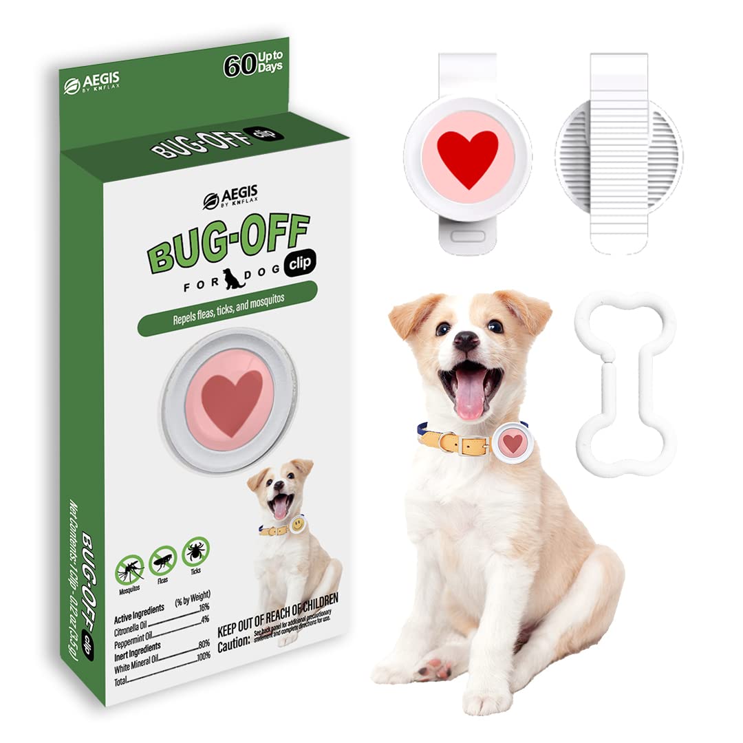 Natural Flea and Tick Repellent Clip for Dogs P794490
