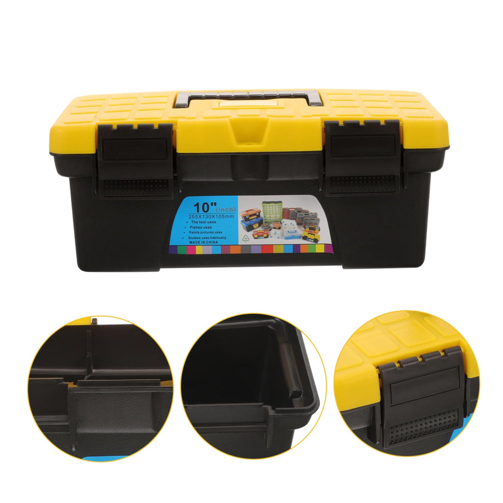 Black Plastic Handheld Tool Box L62799