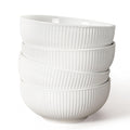 White 26 oz Ceramic Soup Bowls Set of 4 V11566