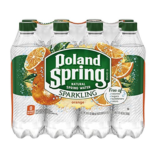Sparkling Spring Water Mandarin Orange 16.9 Fl Oz 8 Count N989