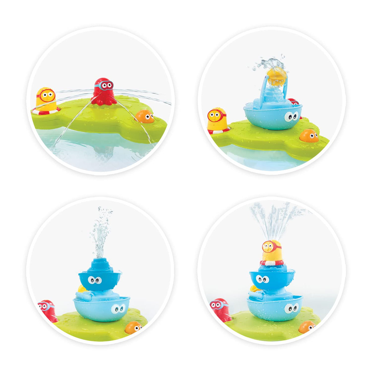 Stackable Baby Bath Toy 7 Moveable Pieces H1013