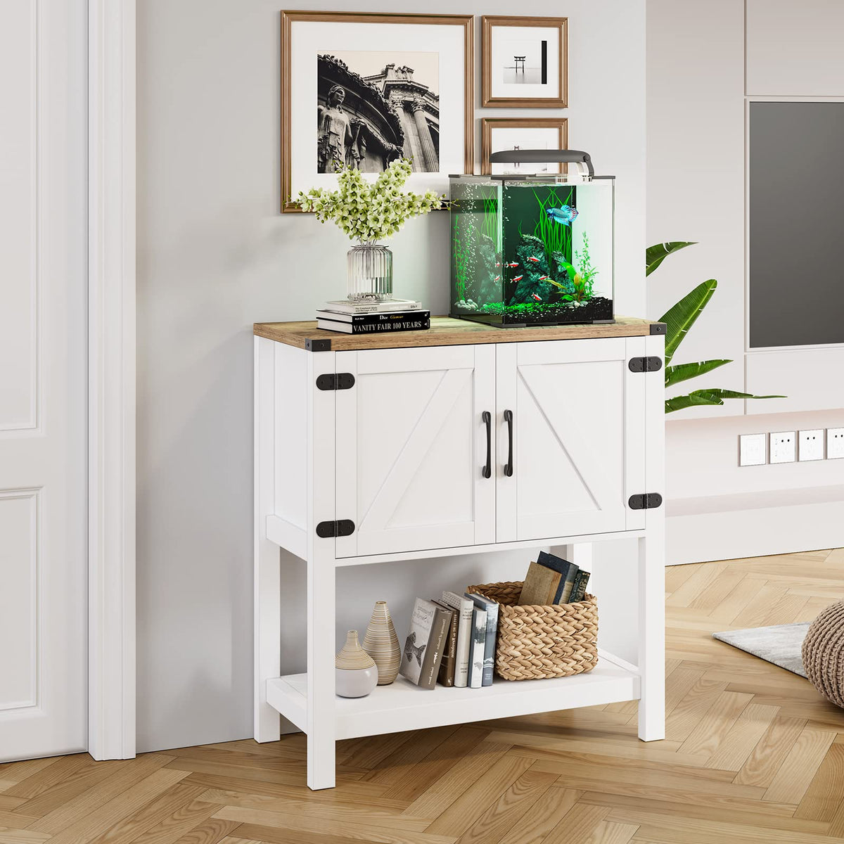 White Console Table I88721