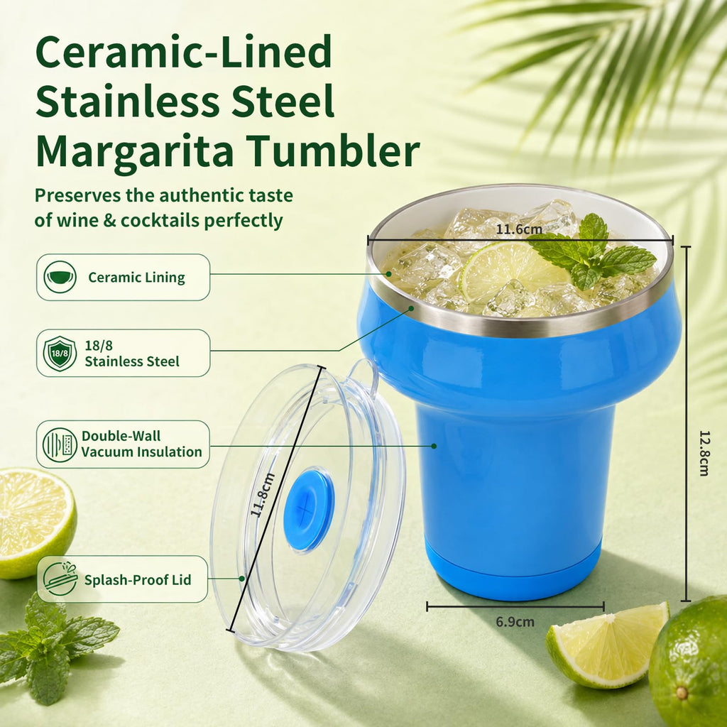 16oz Insulated Tumbler with Lid & Straws C579