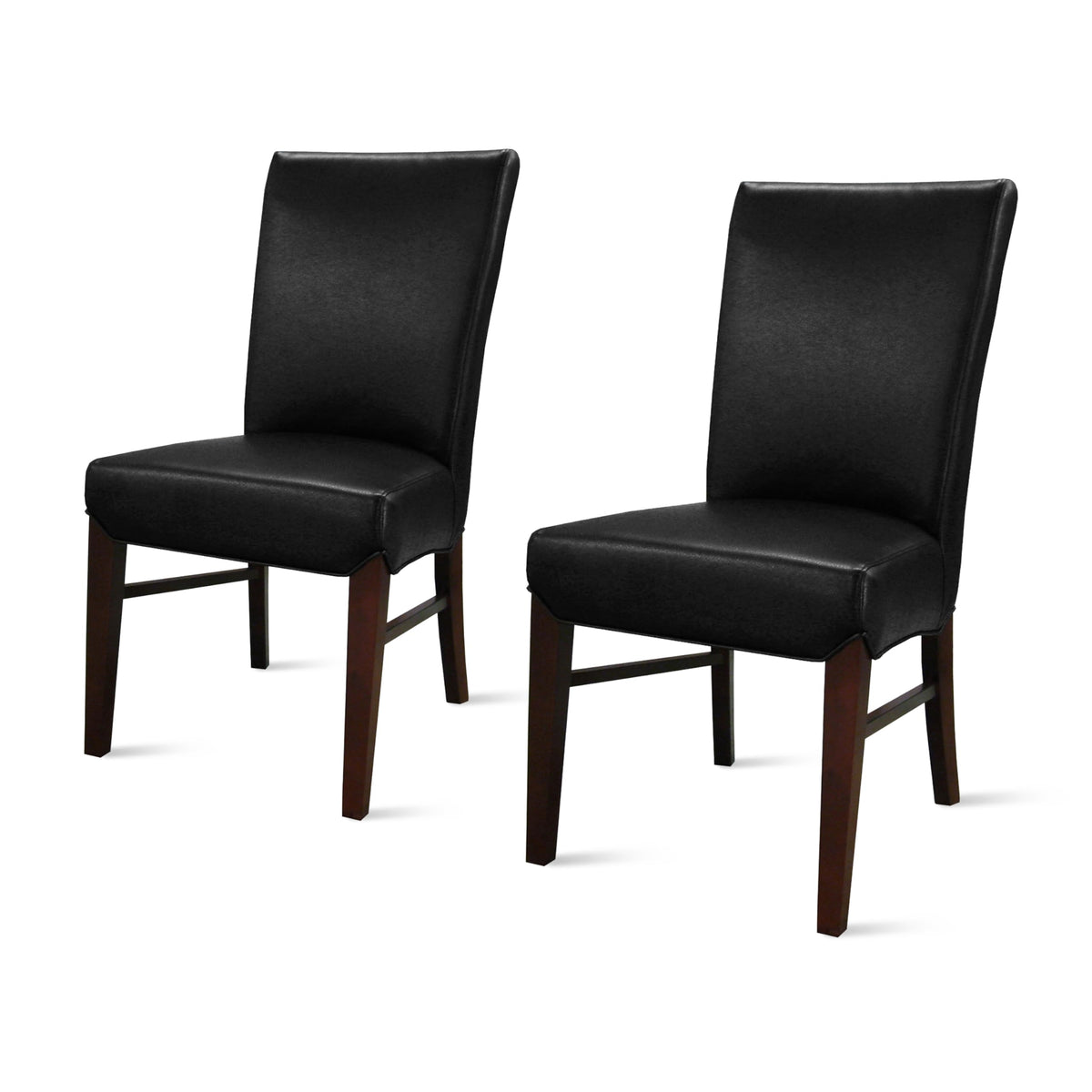 Bonded Leather Chair Set of 2 G897
