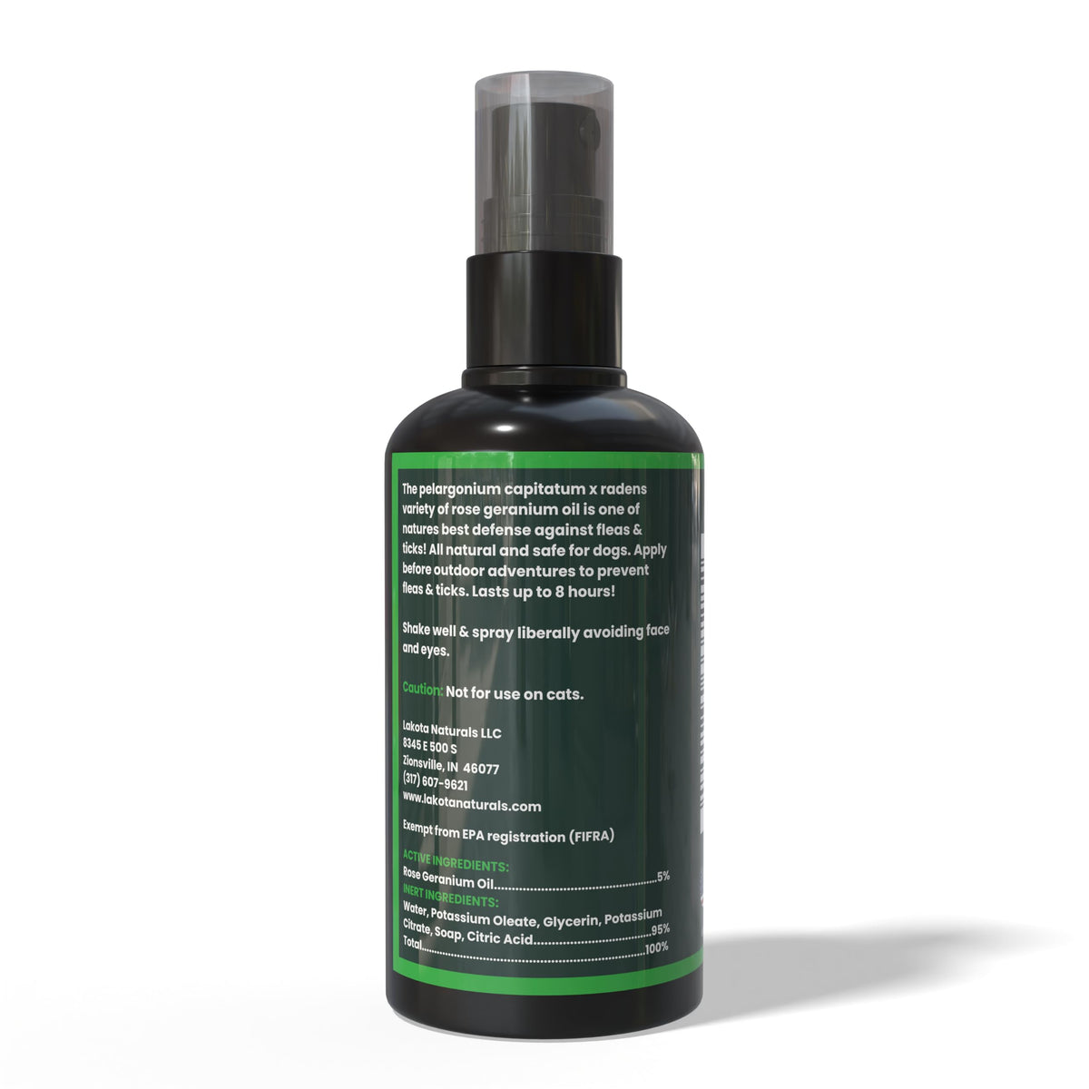 All Natural Flea and Tick Prevention Spray for Dogs 2oz H507156