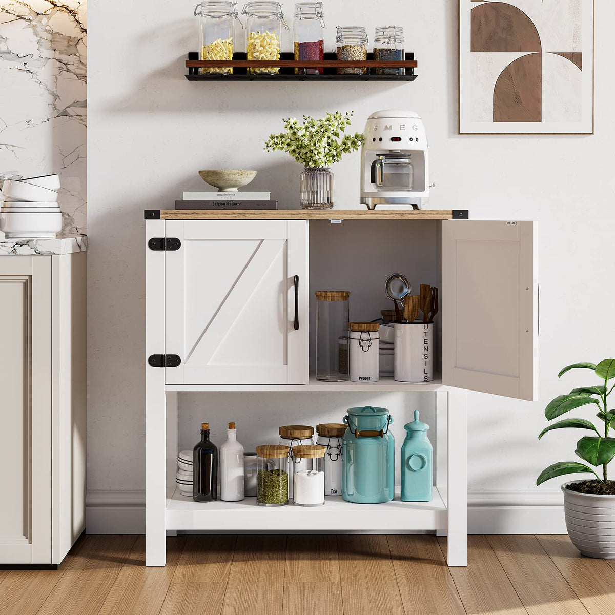 White Console Table I88721