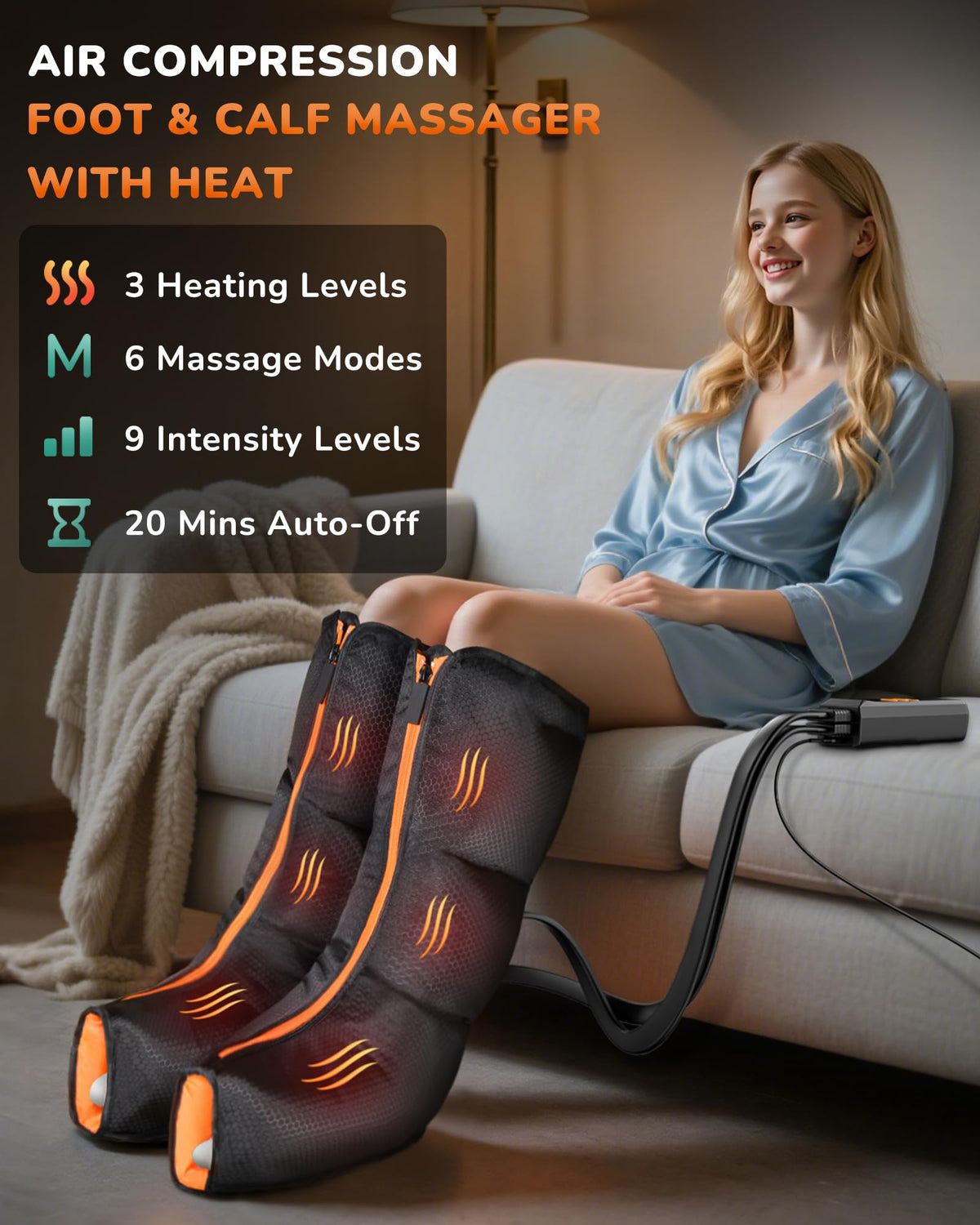 Leg Compression Massager with Heat D792
