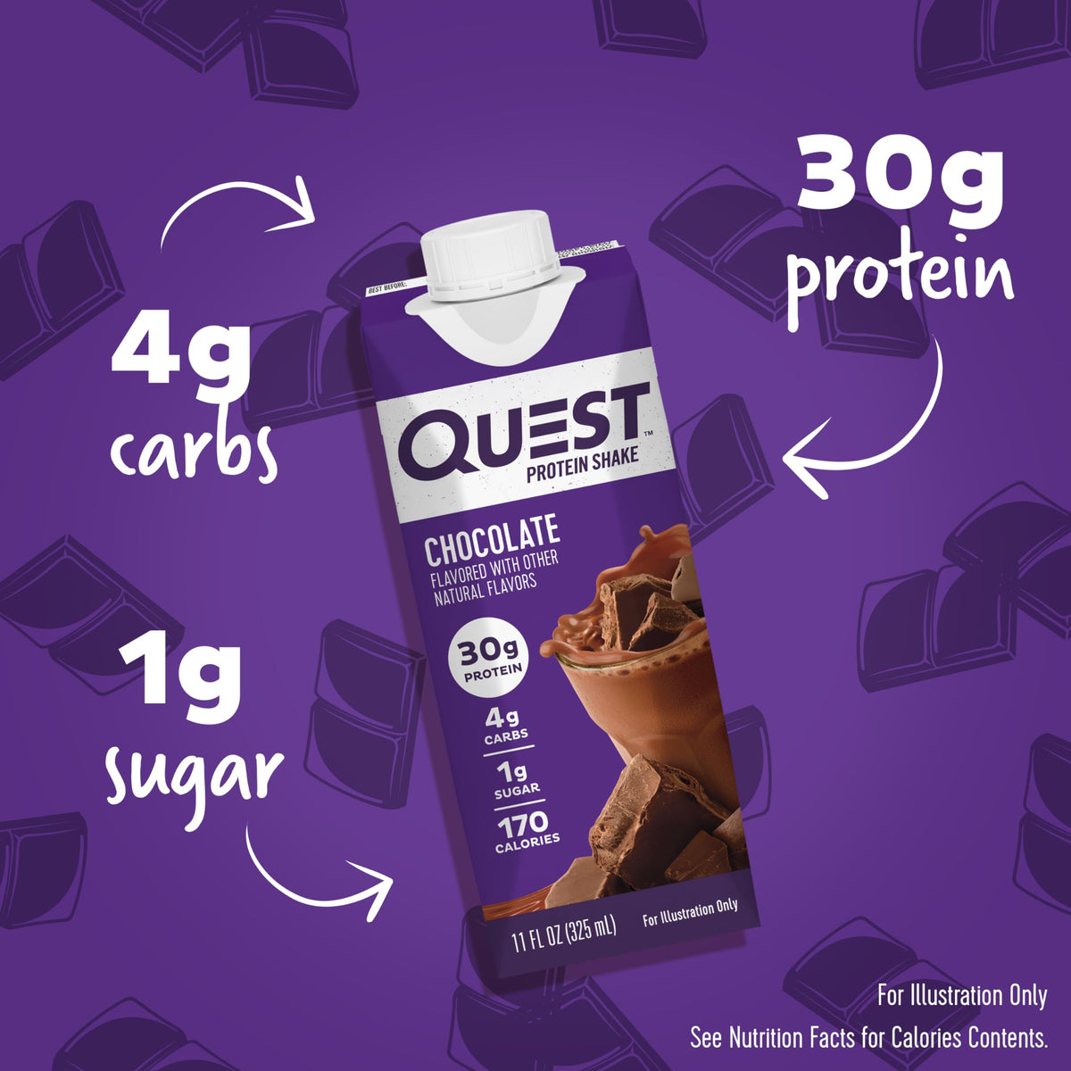 Chocolate Peanut Butter Protein Shake 12 Count E4750