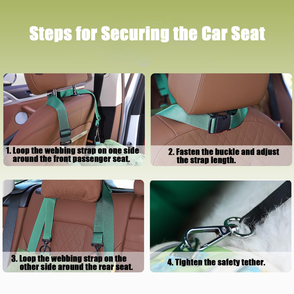 2-in-1 Dog Car Seat for Small Dogs V819330