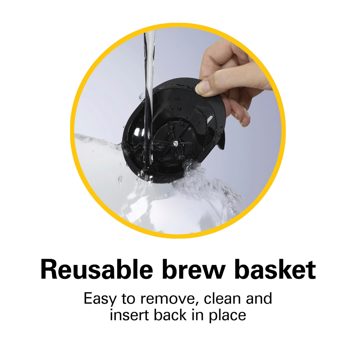 Black Single Serve Pod Coffeemaker W951834