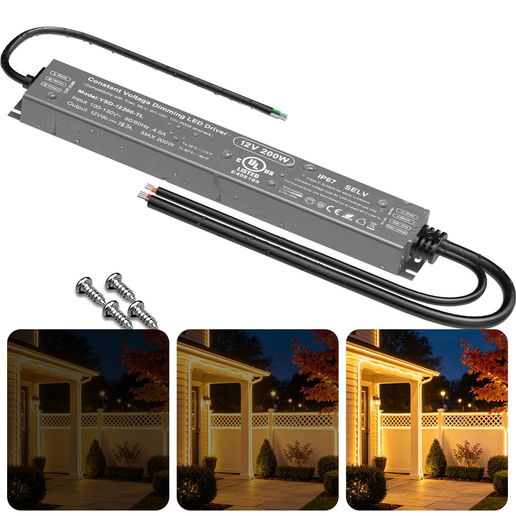 12V Dimmable LED Driver 200W C282