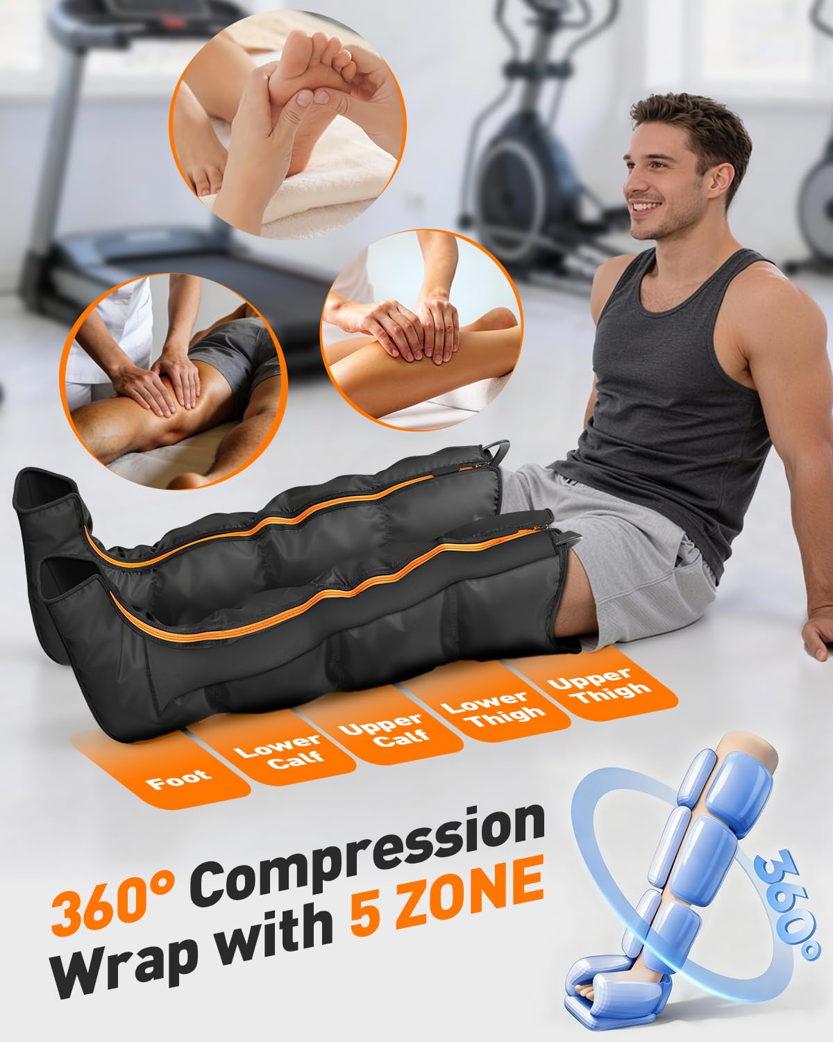 Full Leg Compression Massager H66076