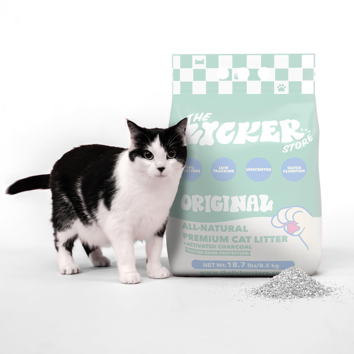 Unscented Clumping Bentonite Clay Cat Litter Set of 2 J56010