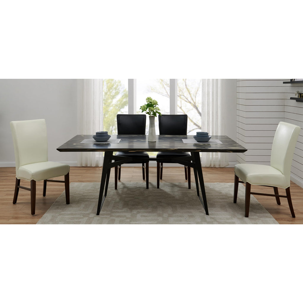 Bonded Leather Chair Set of 2 G897