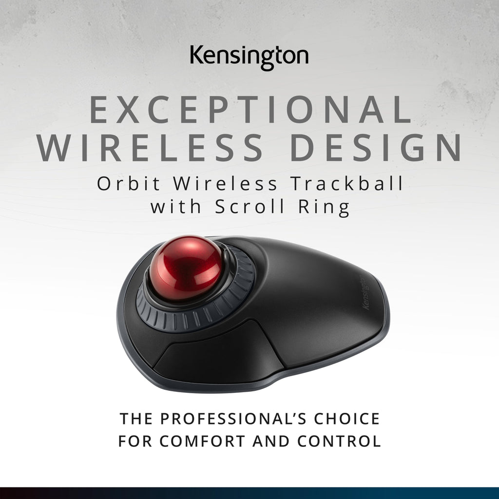 Wireless Trackball with Scroll Ring Z31333
