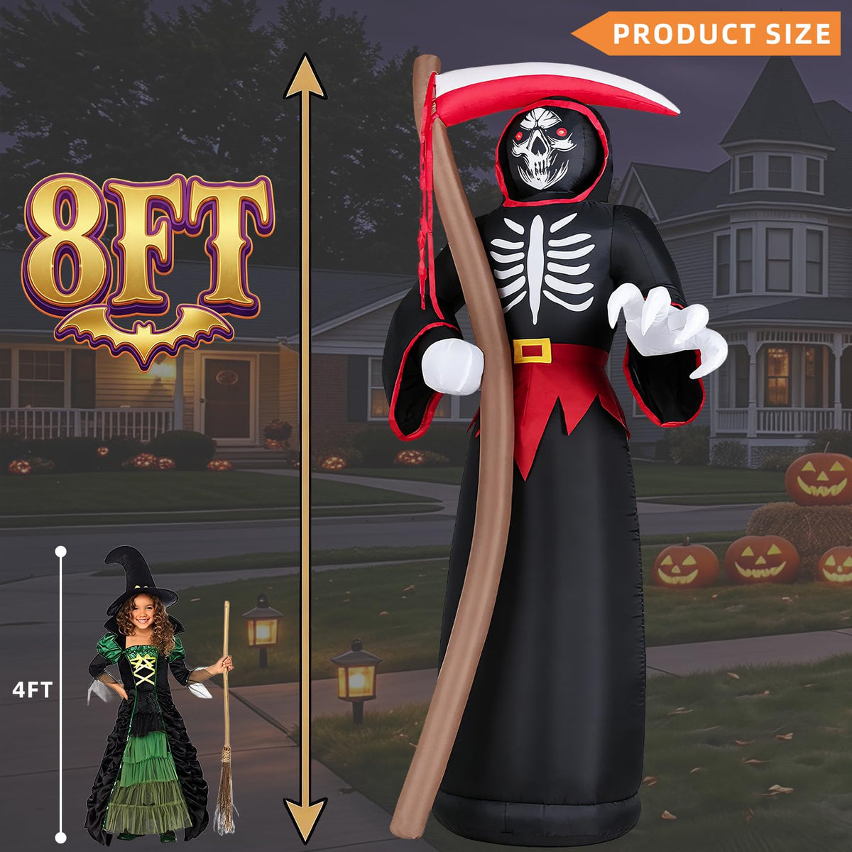 8FT LED Inflatable Outdoor Yard Decor Q785