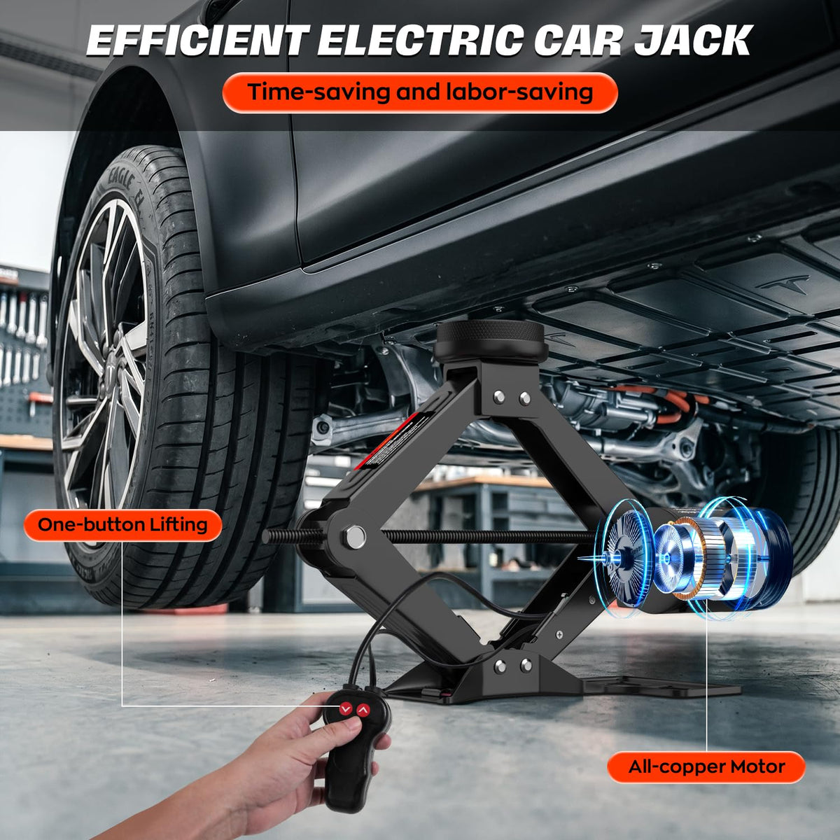 3 Ton Electric Scissor Jack J96216