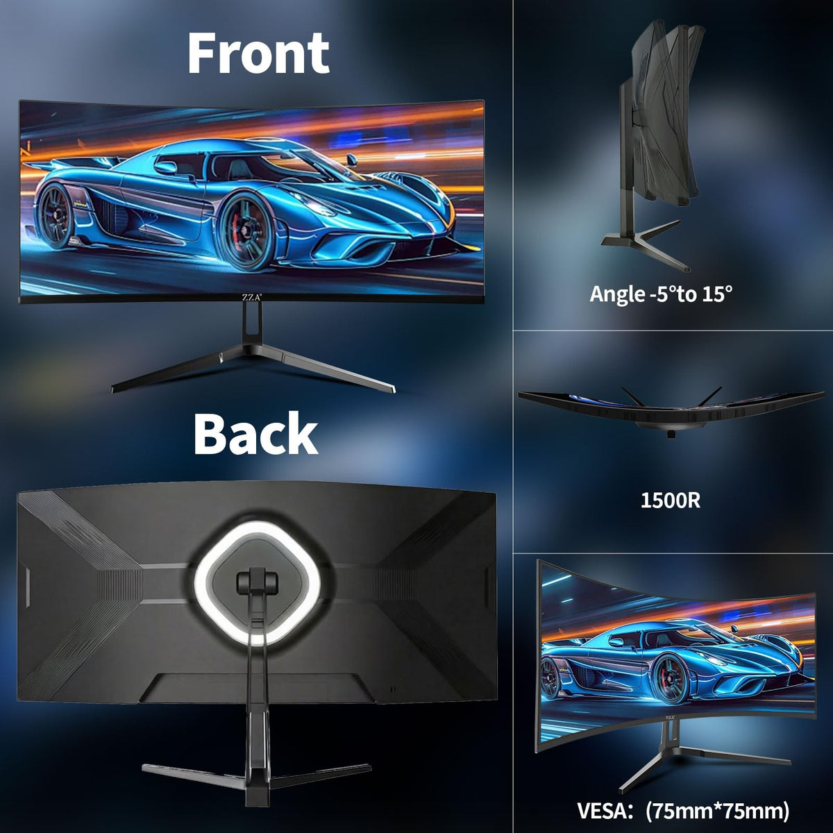 34 Inch Curved Ultrawide Gaming Monitor 240Hz WQHD S358077